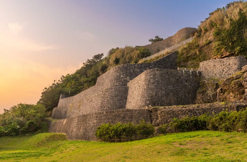 Ueharajō Castle Ruins, Japan